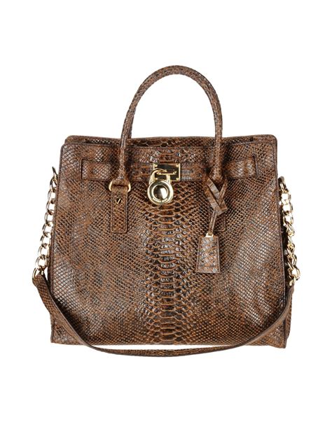 dark brown michael kors purse